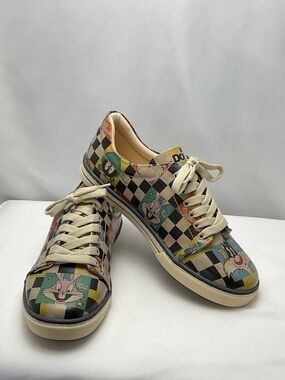 DOGOS Women’s Vegan Leather Looney Tunes/Warner Bros Sneakers - Multicolor #0281